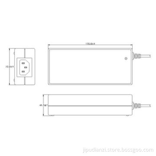 Desktop AC/DC Switching Adapter with CEC LV Efficiency Level and 120 to 150W Output Power